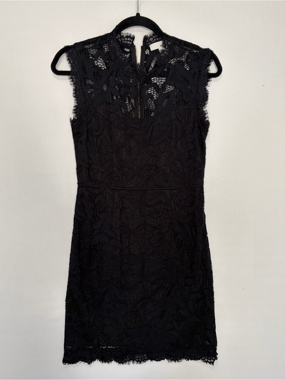Sans Souci Black Lace Sleeveless  Dress Womens Medium Party Formal Wedding